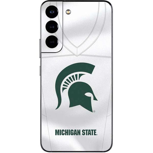 Michigan State University White Jersey Galaxy S22 Skin